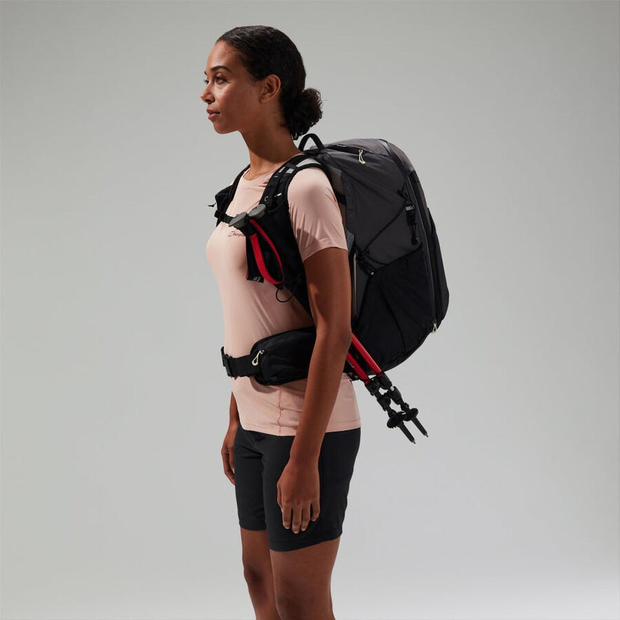 unisex 3d freeflow 305l s pack grisnegro berghaus