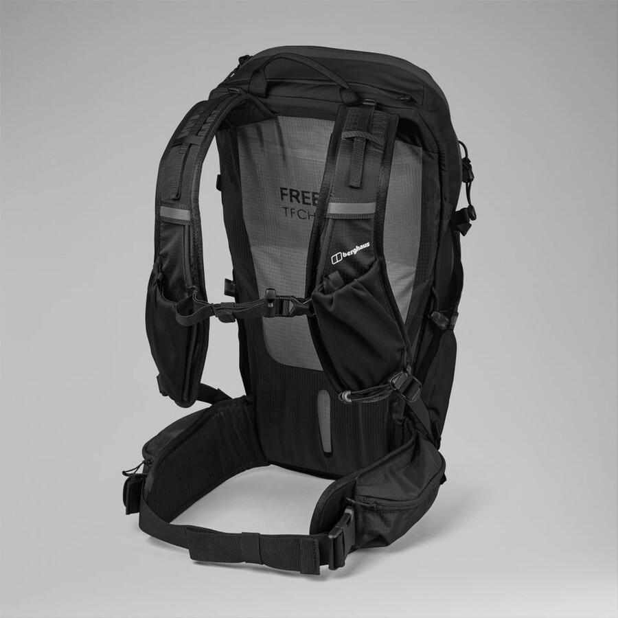 los hombres de la remota caminata m23 mochila - negro berghaus