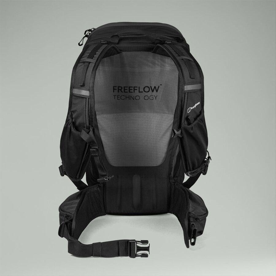 los hombres de la remota caminata m23 mochila - negro berghaus