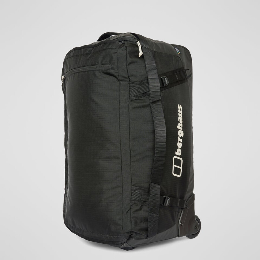 unisex xodus 100l de ruedas de la bolsa - negro berghaus