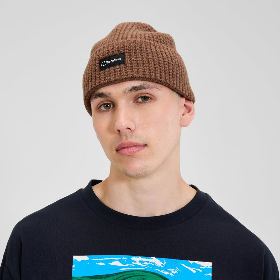 unisex 1997 gorro de lana marrón berghaus