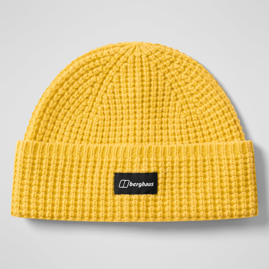 unisex 1997 lana gorro amarillo berghaus