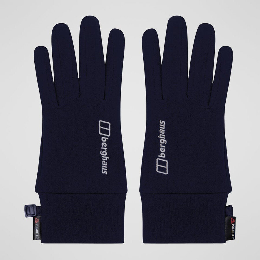 polartec interactuar guante - azul berghaus