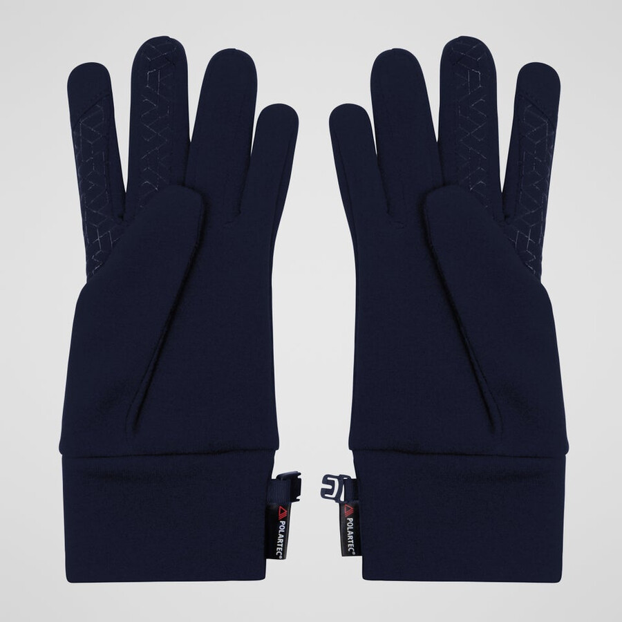 polartec interactuar guante - azul berghaus