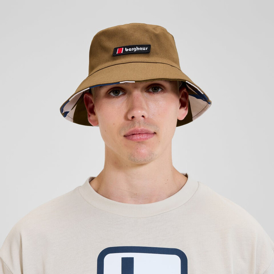 unisex 1997 inversa sombrero de cubo marrón berghaus