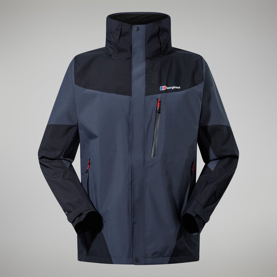 los hombres de arran géminis 3in1 de chaqueta gris oscuronegro berghaus