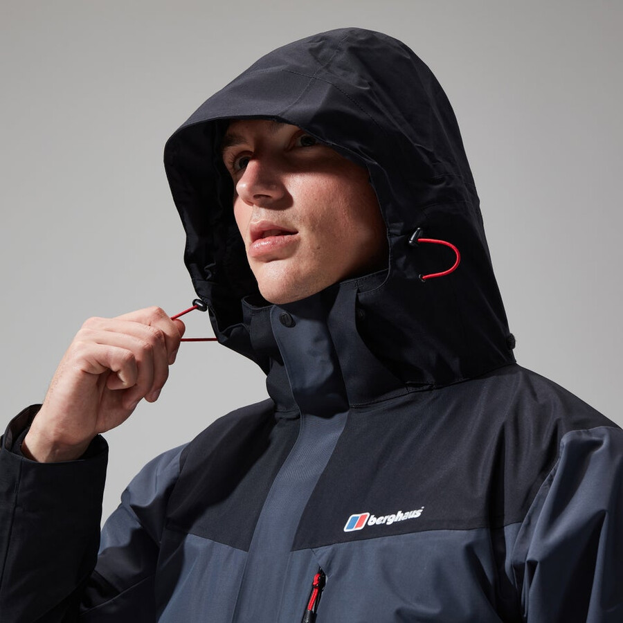 los hombres de arran géminis 3in1 de chaqueta gris oscuronegro berghaus