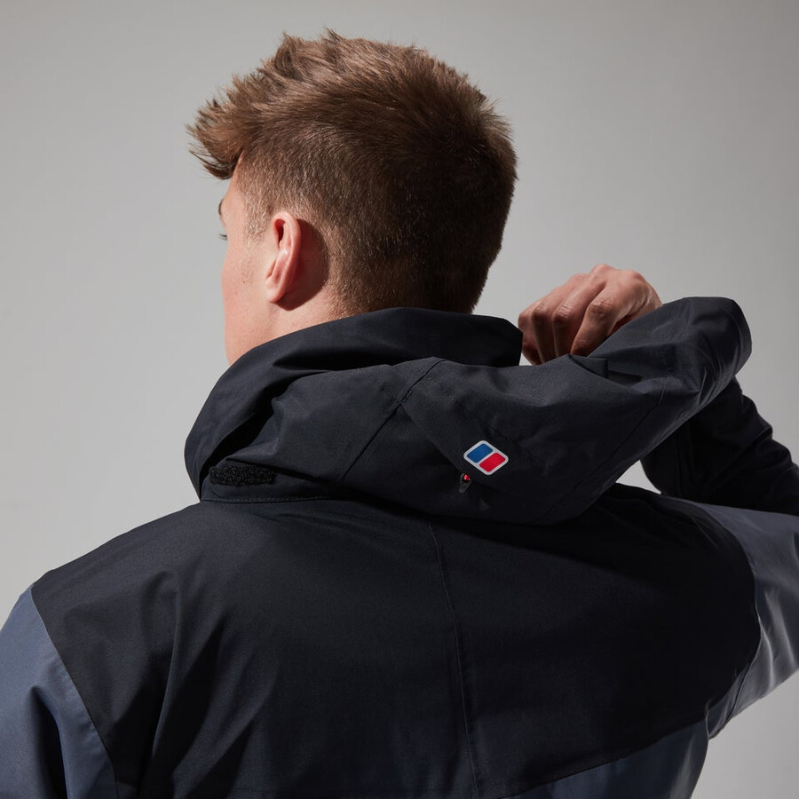 los hombres de arran géminis 3in1 de chaqueta gris oscuronegro berghaus