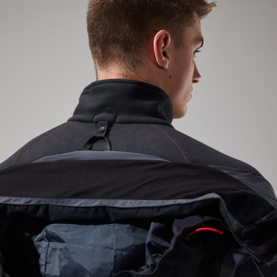 los hombres de arran géminis 3in1 de chaqueta gris oscuronegro berghaus