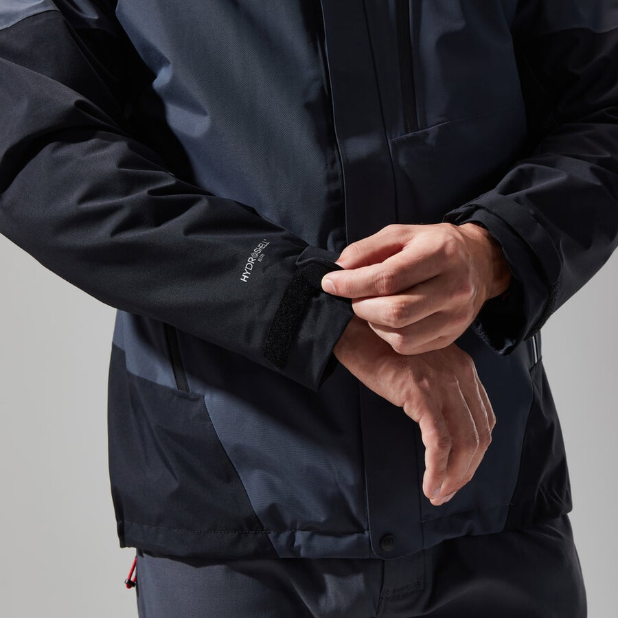 los hombres de arran géminis 3in1 de chaqueta gris oscuronegro berghaus