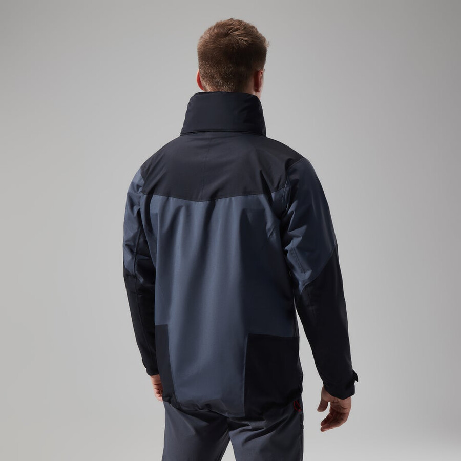 los hombres de arran géminis 3in1 de chaqueta gris oscuronegro berghaus
