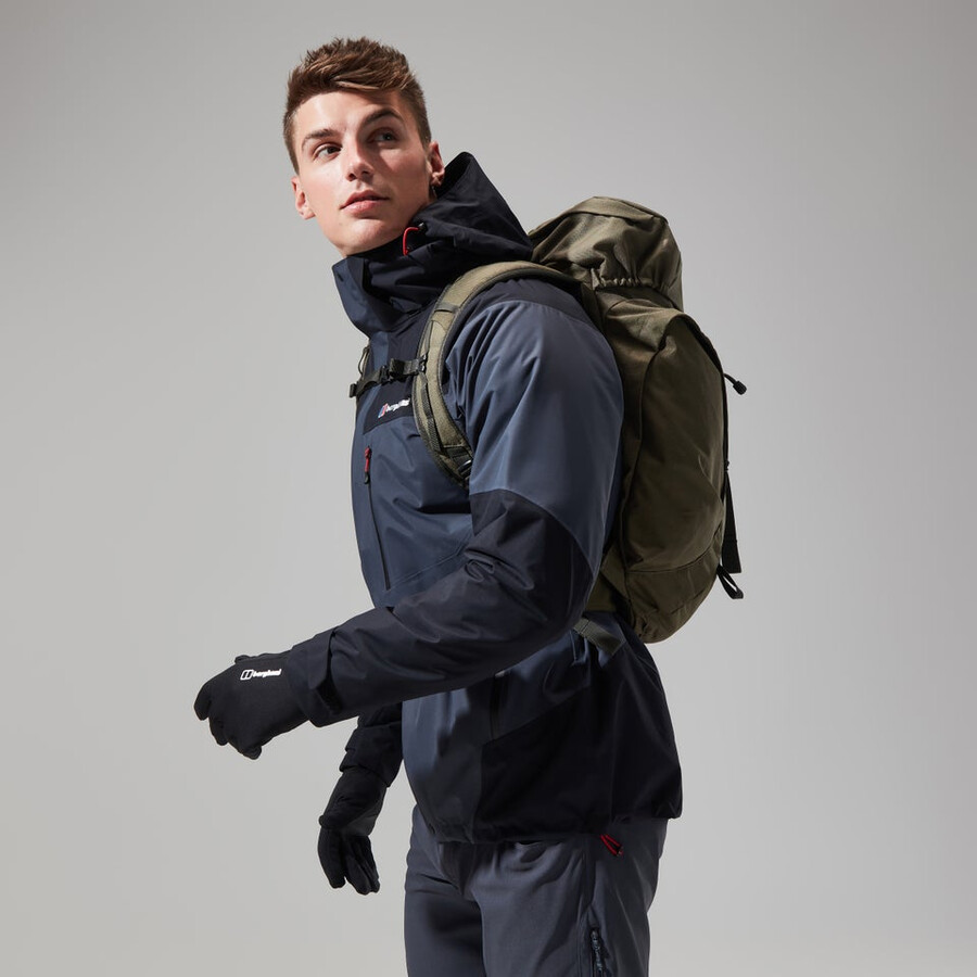 los hombres de arran géminis 3in1 de chaqueta gris oscuronegro berghaus