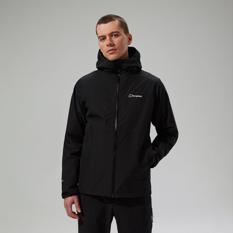 los hombres bramblfell géminis impermeable de gore-tex 3 en 1 chaqueta - negro berghaus