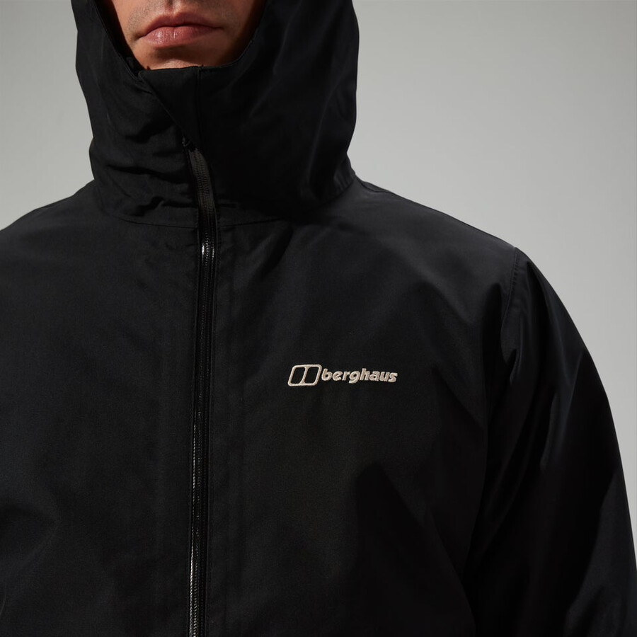 los hombres bramblfell géminis impermeable de gore-tex 3 en 1 chaqueta - negro berghaus
