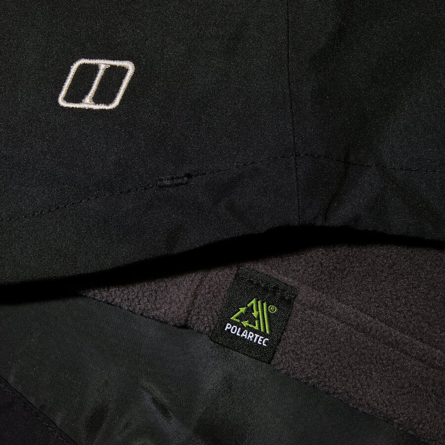 los hombres bramblfell géminis impermeable de gore-tex 3 en 1 chaqueta - negro berghaus