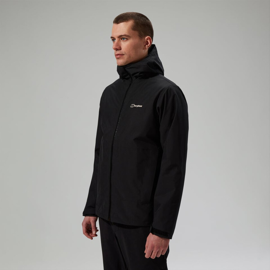los hombres bramblfell géminis impermeable de gore-tex 3 en 1 chaqueta - negro berghaus
