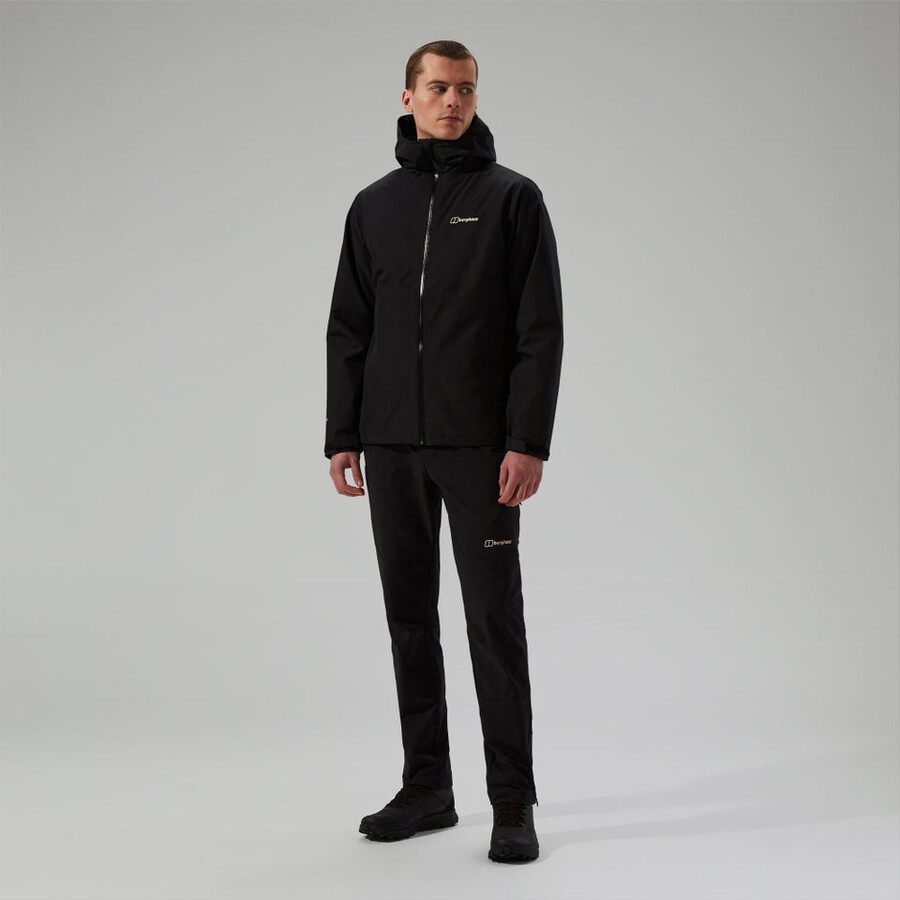 los hombres bramblfell géminis impermeable de gore-tex 3 en 1 chaqueta - negro berghaus