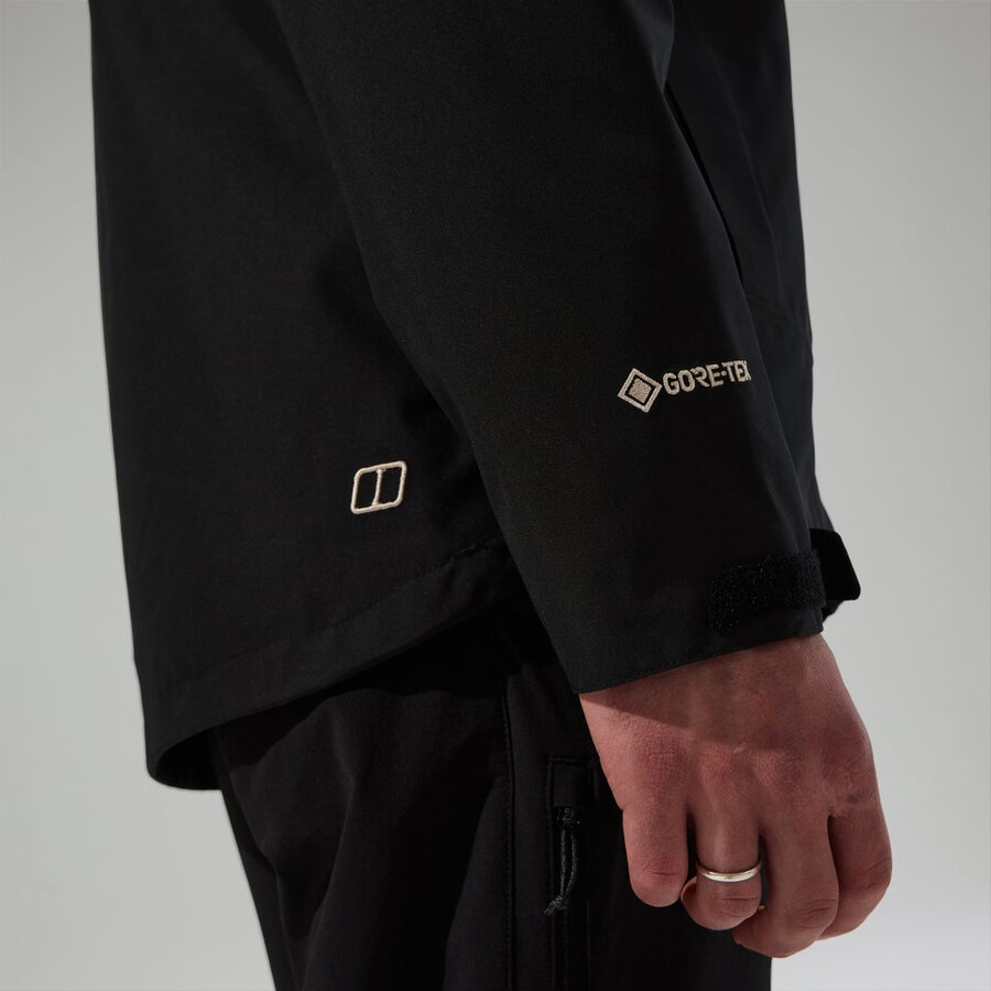 los hombres bramblfell géminis impermeable de gore-tex 3 en 1 chaqueta - negro berghaus