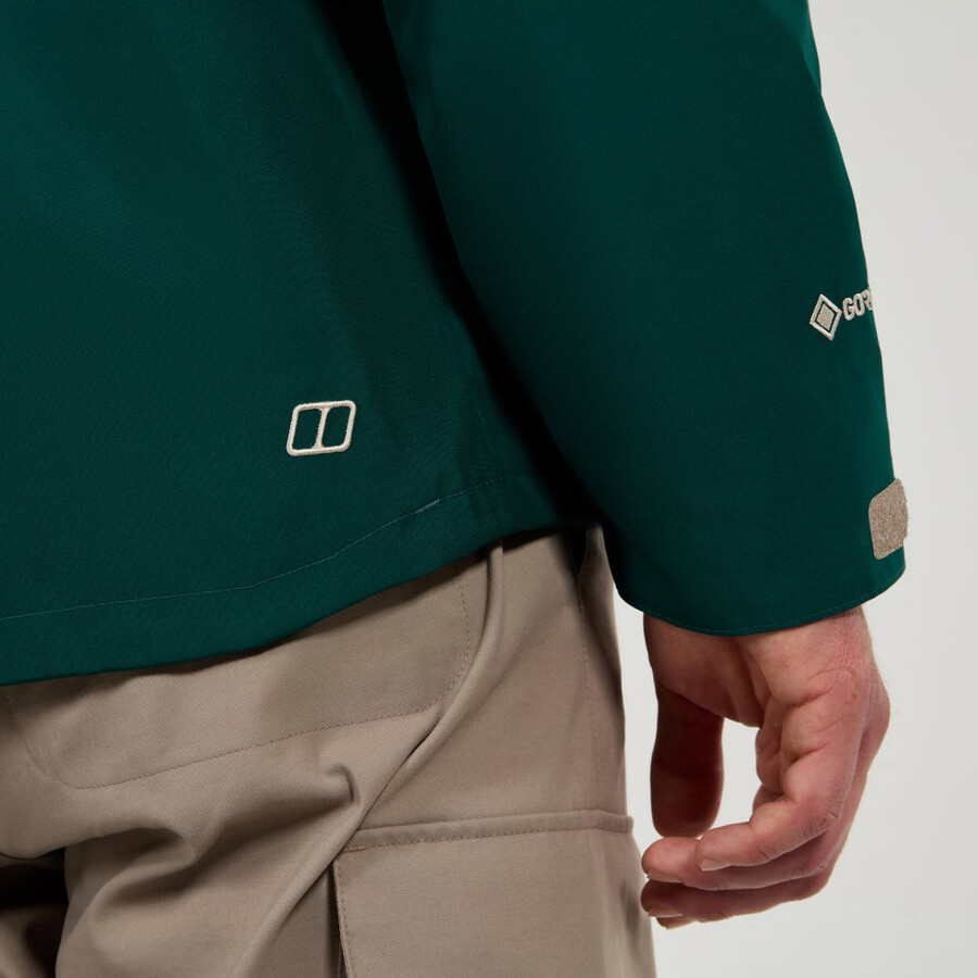 los hombres bramblfell géminis impermeable de gore-tex 3 en 1 chaqueta - verde berghaus