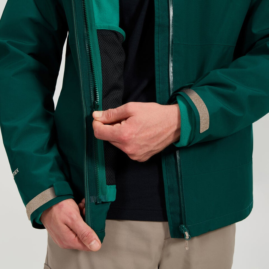 los hombres bramblfell géminis impermeable de gore-tex 3 en 1 chaqueta - verde berghaus