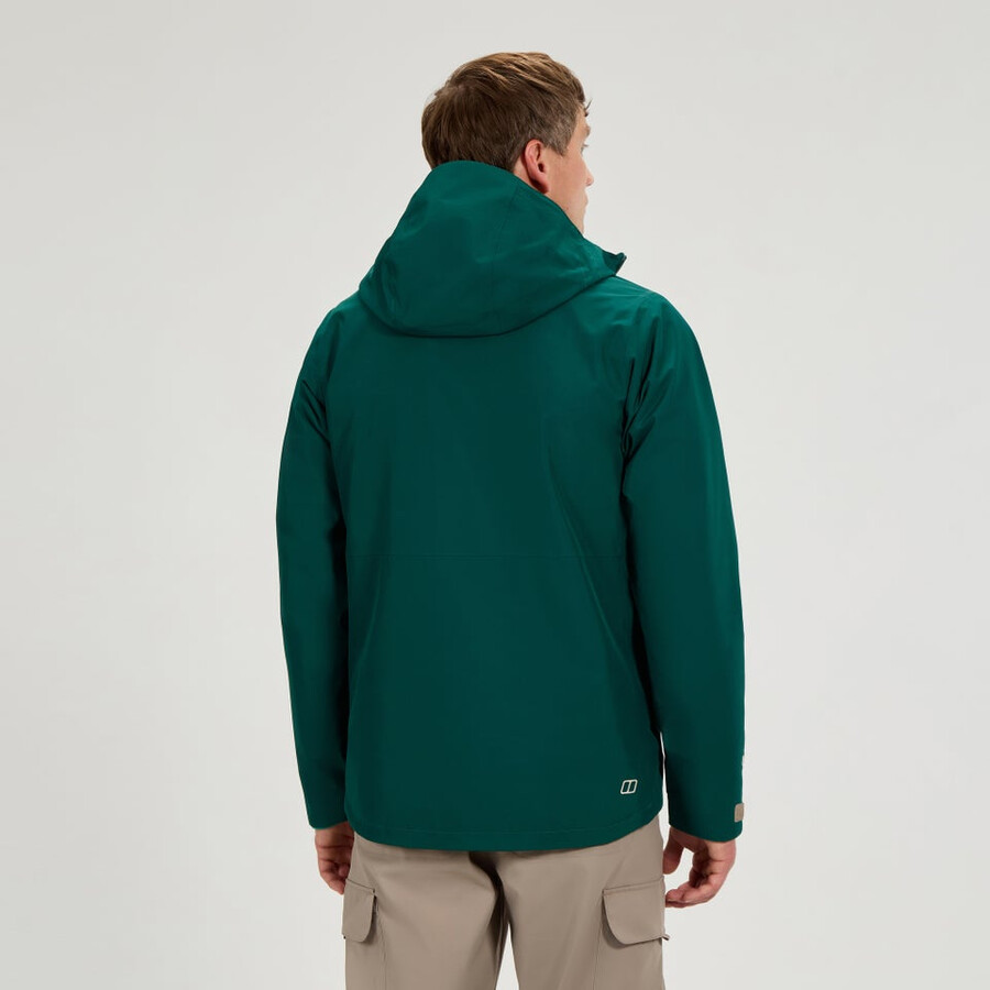 los hombres bramblfell géminis impermeable de gore-tex 3 en 1 chaqueta - verde berghaus