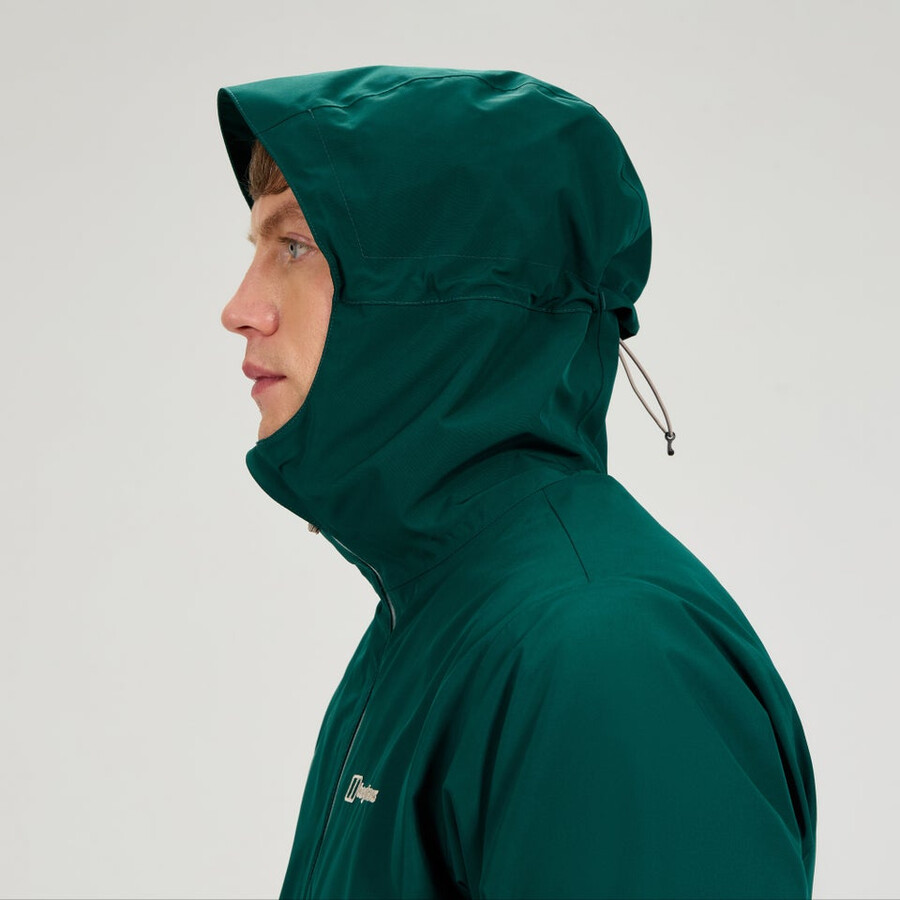 los hombres bramblfell géminis impermeable de gore-tex 3 en 1 chaqueta - verde berghaus