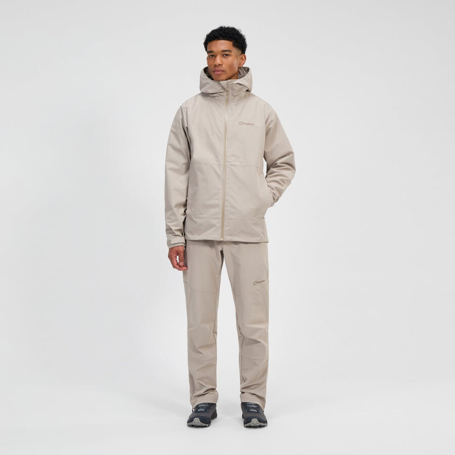 los hombres bramblfell géminis impermeable de gore-tex 3 en 1 chaqueta gris berghaus