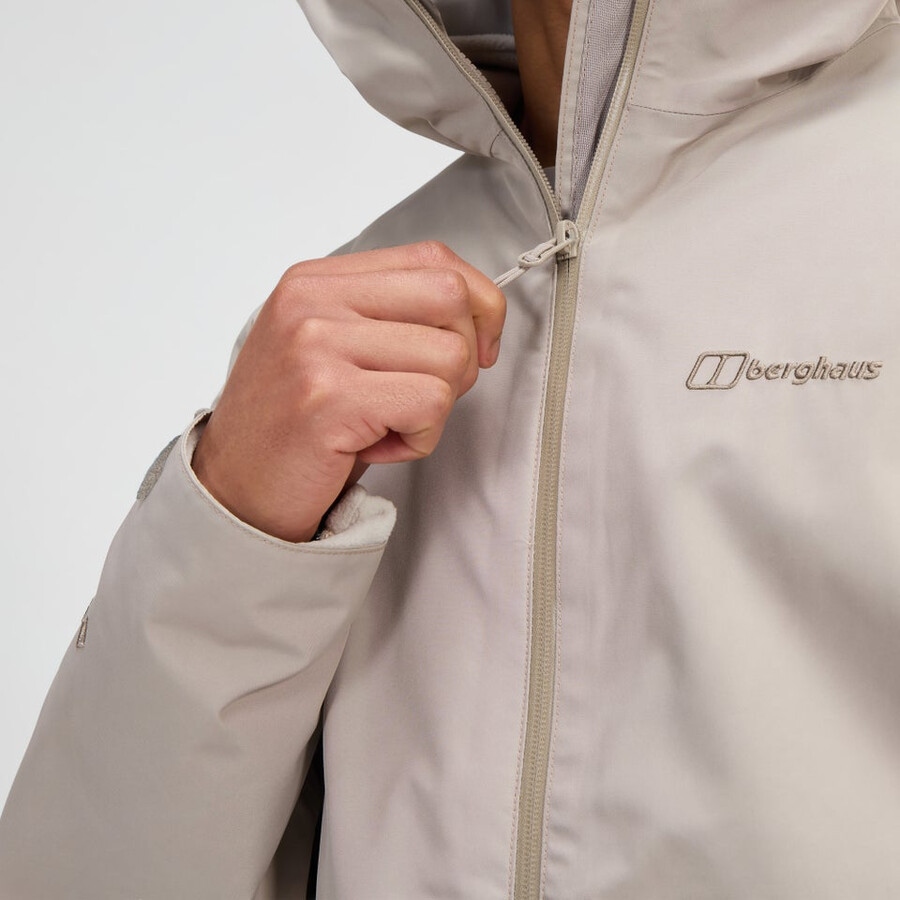 los hombres bramblfell géminis impermeable de gore-tex 3 en 1 chaqueta gris berghaus