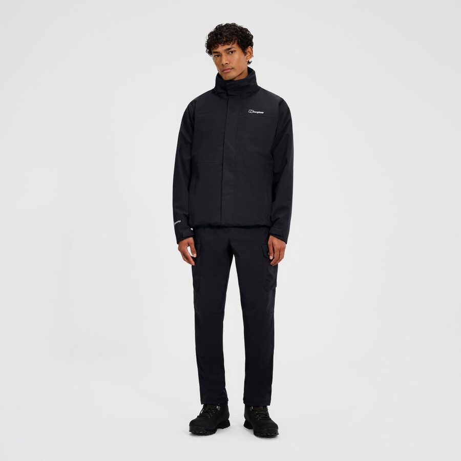 los hombres del escalador 2.0 géminis gore-tex 3 en 1 chaqueta - negrogris berghaus