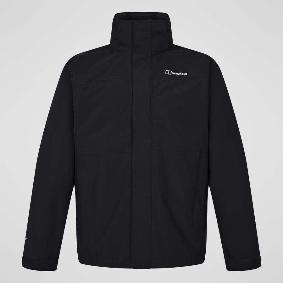 los hombres del escalador 2.0 géminis gore-tex 3 en 1 chaqueta - negrogris berghaus