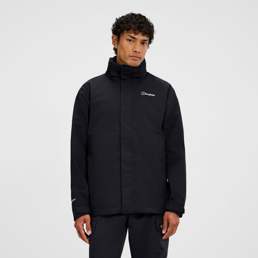los hombres del escalador 2.0 géminis gore-tex 3 en 1 chaqueta - negrogris berghaus