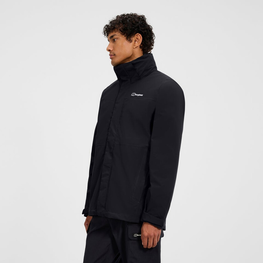 los hombres del escalador 2.0 géminis gore-tex 3 en 1 chaqueta - negrogris berghaus