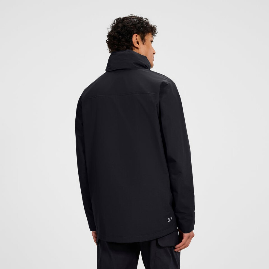 los hombres del escalador 2.0 géminis gore-tex 3 en 1 chaqueta - negrogris berghaus