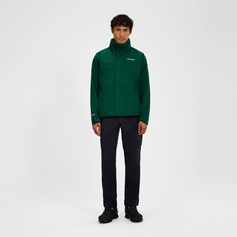 los hombres del escalador 2.0 géminis gore-tex 3 en 1 chaqueta - verde berghaus