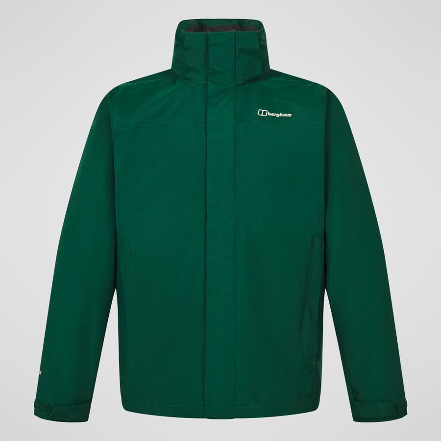 los hombres del escalador 2.0 géminis gore-tex 3 en 1 chaqueta - verde berghaus