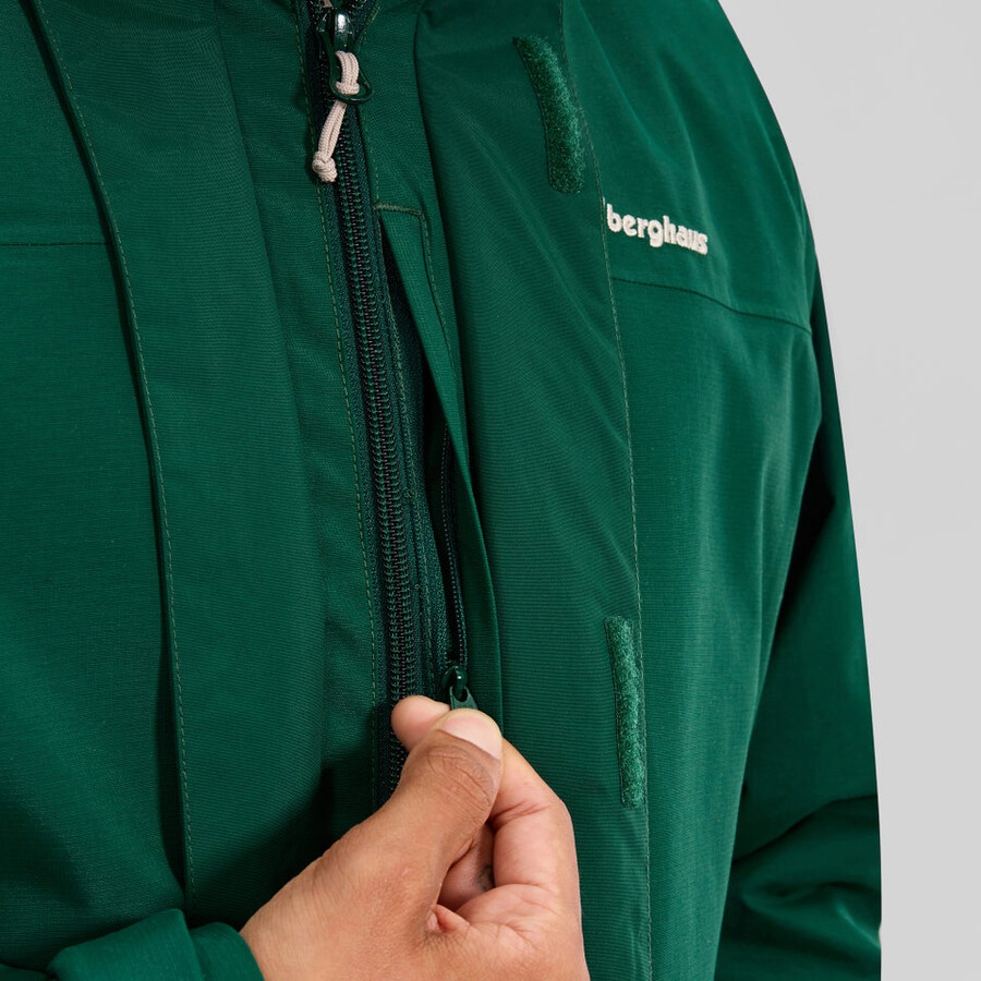 los hombres del escalador 2.0 géminis gore-tex 3 en 1 chaqueta - verde berghaus