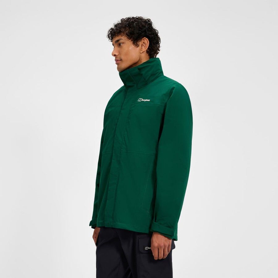 los hombres del escalador 2.0 géminis gore-tex 3 en 1 chaqueta - verde berghaus