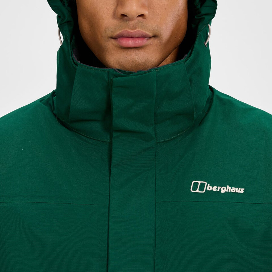 los hombres del escalador 2.0 géminis gore-tex 3 en 1 chaqueta - verde berghaus
