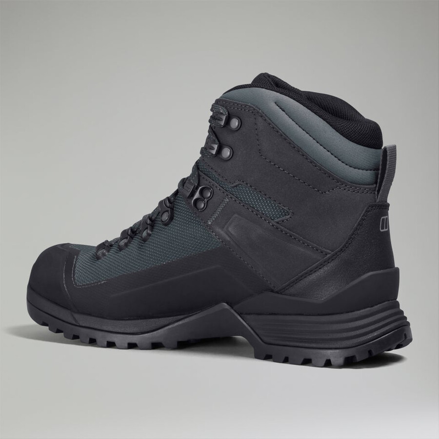 los hombres de la tormenta de trekking impermeable de gore-tex de arranque - grisnegro berghaus