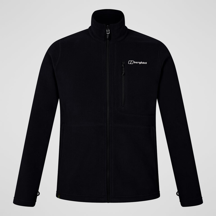 los hombres de la actividad interactiva polartec de lana - negro berghaus