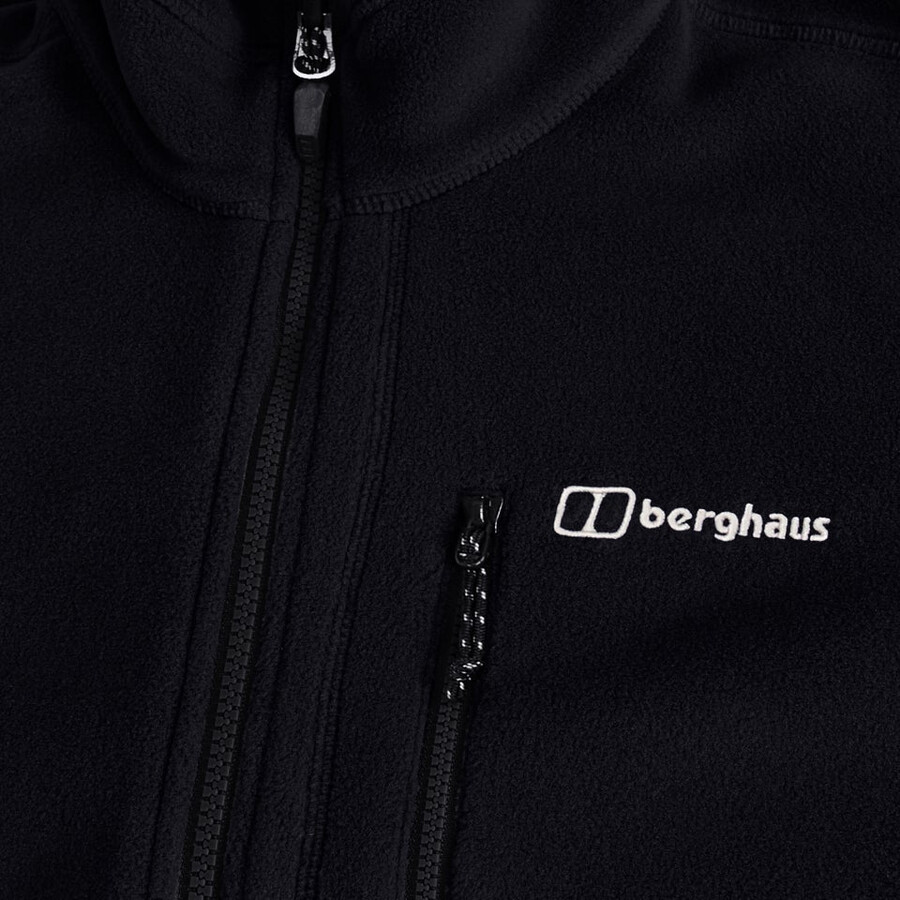 los hombres de la actividad interactiva polartec de lana - negro berghaus