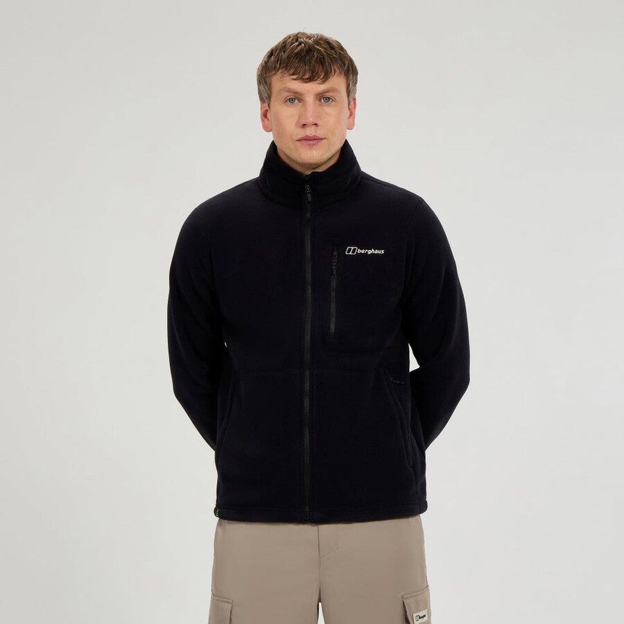 los hombres de la actividad interactiva polartec de lana - negro berghaus