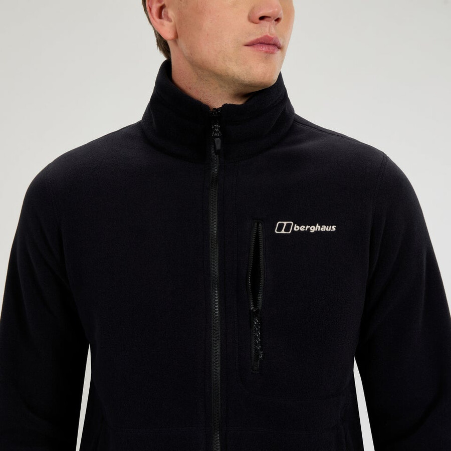 los hombres de la actividad interactiva polartec de lana - negro berghaus