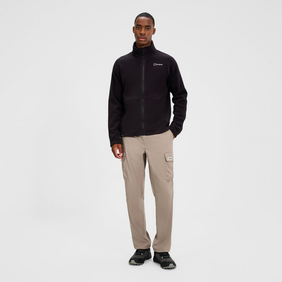 los hombres del prisma interactivo polartec chaqueta de lana - negro berghaus