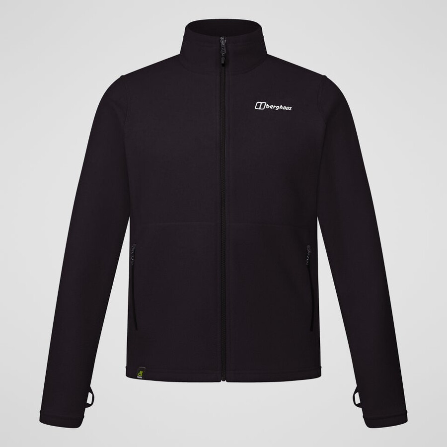 los hombres del prisma interactivo polartec chaqueta de lana - negro berghaus