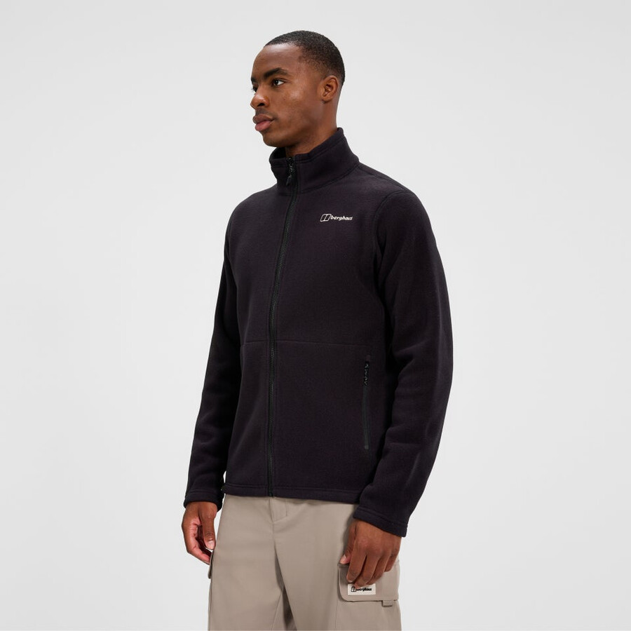 los hombres del prisma interactivo polartec chaqueta de lana - negro berghaus