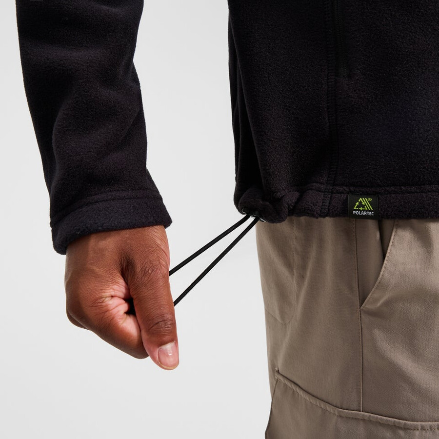 los hombres del prisma interactivo polartec chaqueta de lana - negro berghaus
