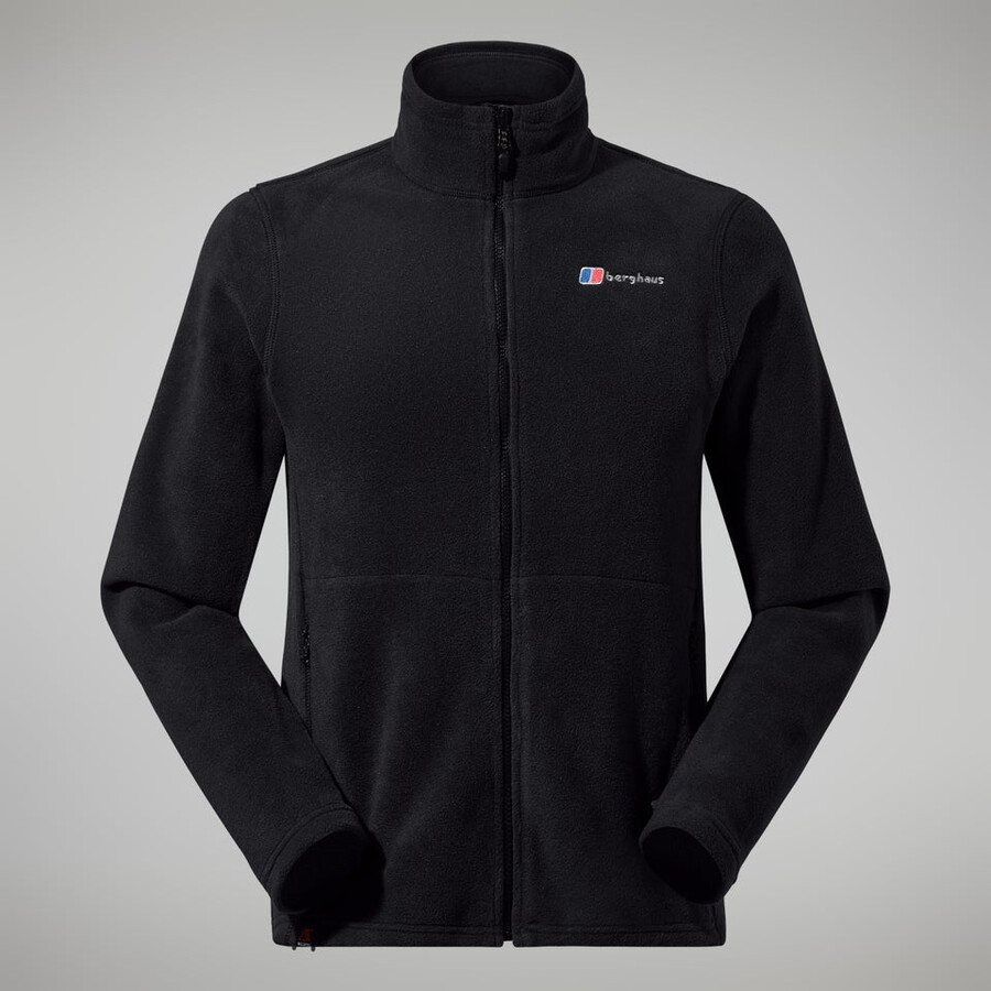 los hombres del prisma de polartec interactivo de la chaqueta - negro berghaus