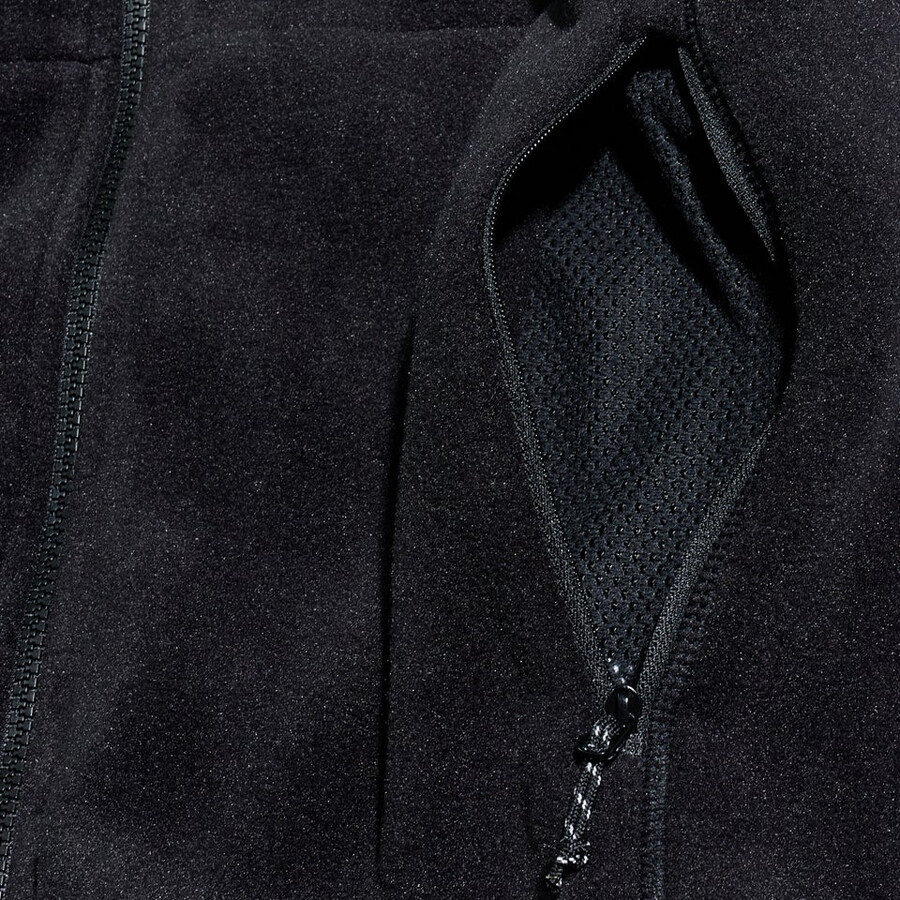 los hombres del prisma de polartec interactivo de la chaqueta - negro berghaus