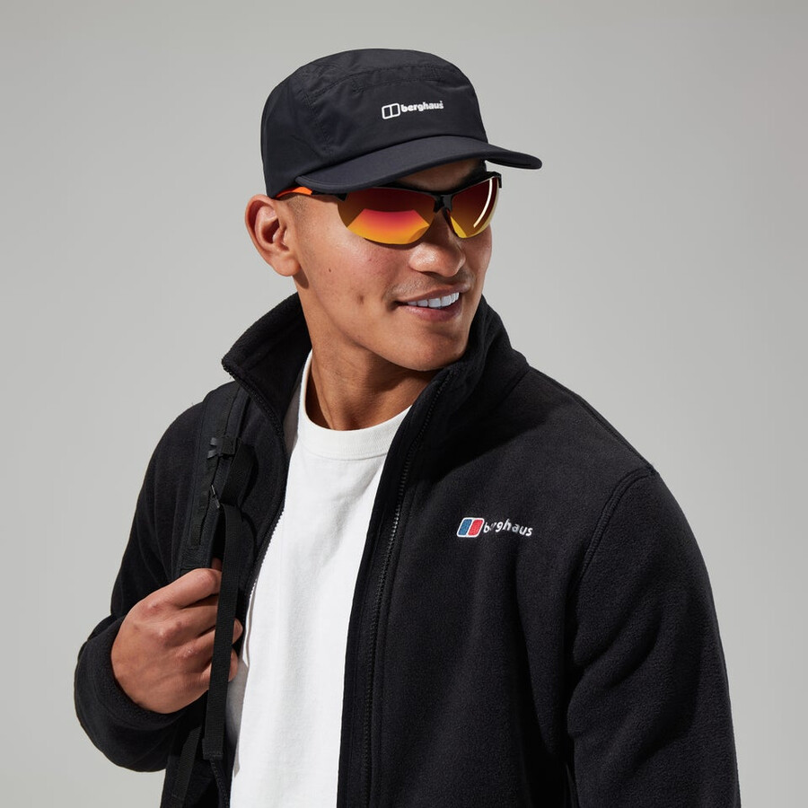 los hombres del prisma de polartec interactivo de la chaqueta - negro berghaus